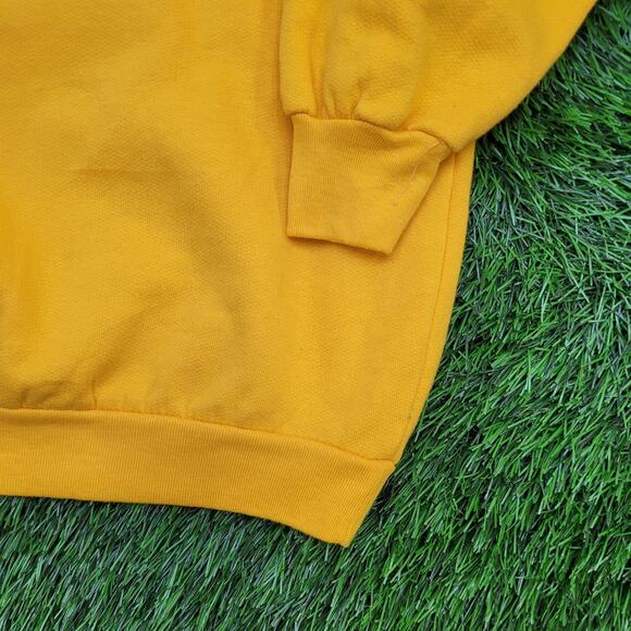 Vintage St-Johns Bay Sweatshirt XL 24x25 Yellow Purple - Picture 4 of 10